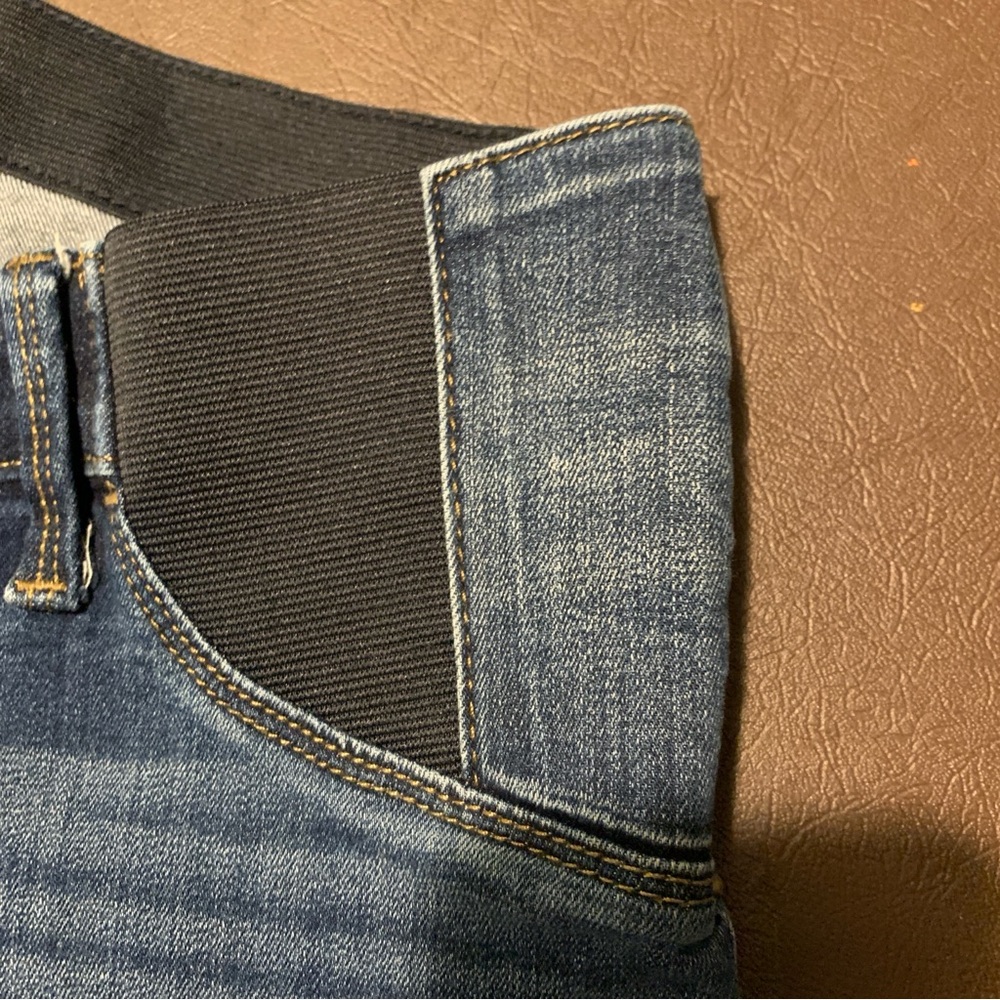LotI Of 2 Isabel Maternity Medium Wash Skinny Boot Cut Jeans Size 8 - Picture 7 of 16